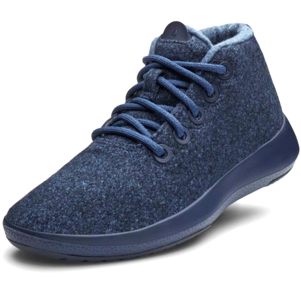 Allbirds Runner-Up Mizzle Wool Sneaker Shoe in Savanna Night Navy